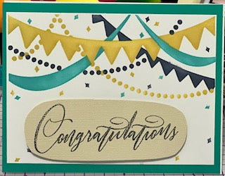 Cards: All Occasion: Banner Bunting Congratulations