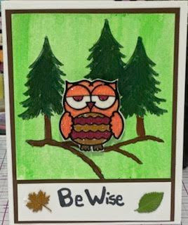 Cards:  All Occasion:  Be Wise Owl