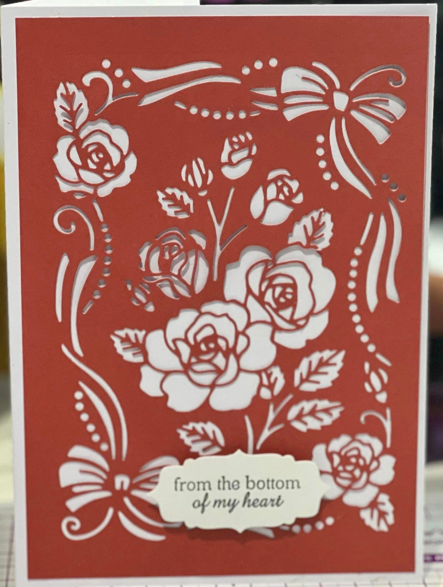 Cards:  All Occasion:  Bottom of My Heart Bouquet