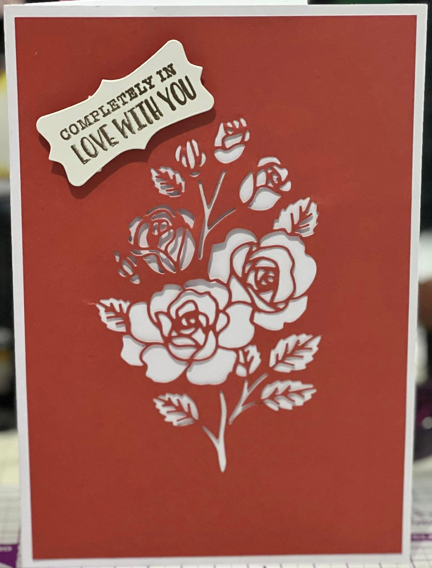 Cards:  Love & Valentine's Day:  Completely In Love Bouquet