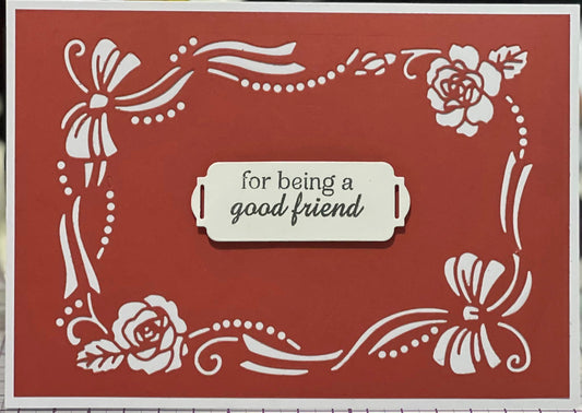 Cards:  All Occasion:  Good Friend Roses