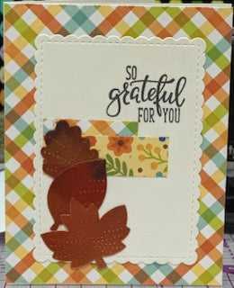 Cards:  All Occasion:  Grateful Fall Leaves