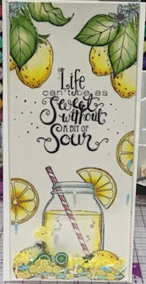 Cards:  All Occasion:  Sweet and Sour Lemonade Shaker Card