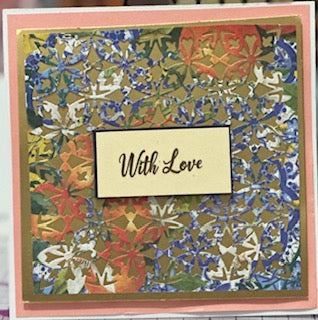 Cards:  All Occasion:  Orange Tile With Love