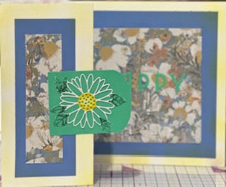 Cards:  All Occasion:  Hinged Z-Fold Daisies