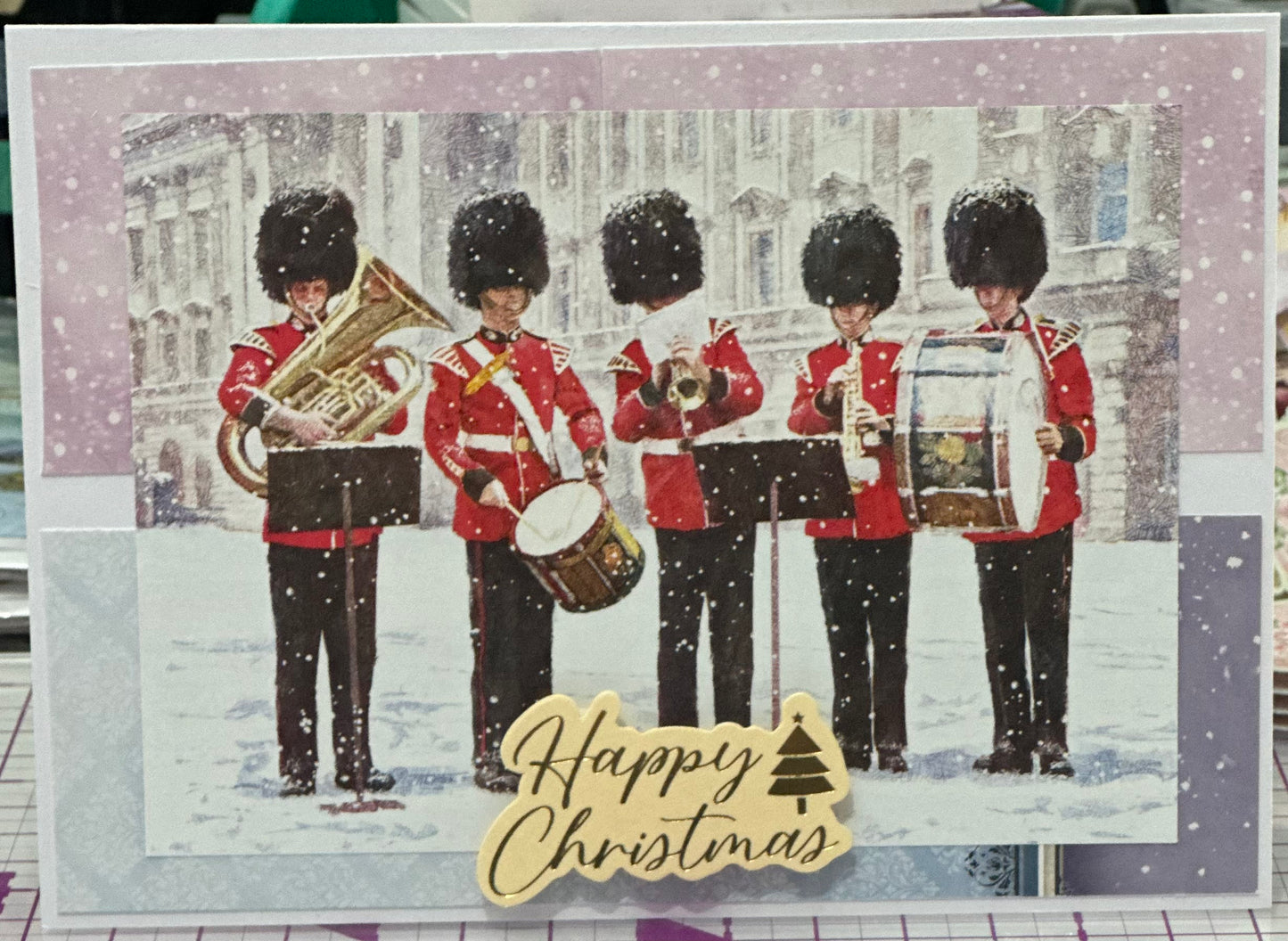 Cards:  Christmas:  Happy Christmas Kings Guard Corps