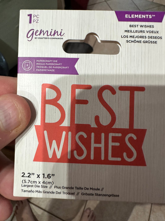 Tools: Best Wishes