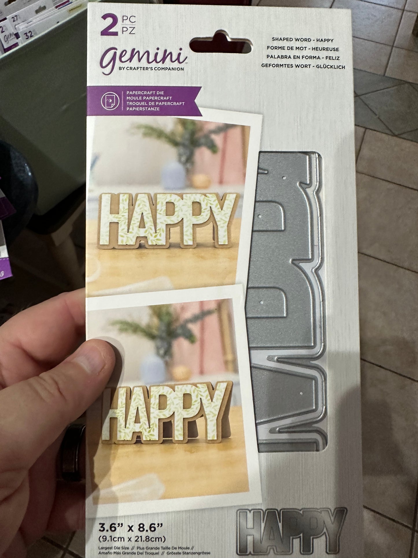 Tools:  Happy Shaped Word