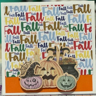 Cards:  Fall/Halloween:  Fall Pumpkins