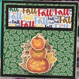 Cards:  Fall/Halloween:  Fall Stacked Pumpkins