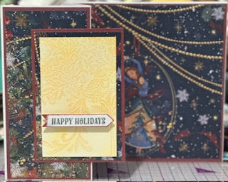 Cards:  Christmas:  Happy Holidays Large Z-Fold