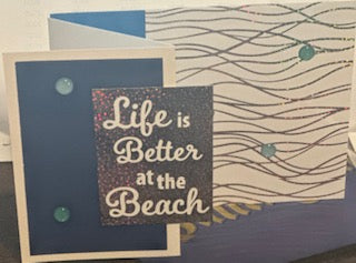 Cards:  All Occasion:  Better at Beach Waves & Gems