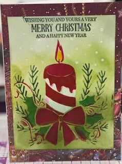 Cards:  Christmas:  You & Yours Christmas Candle