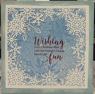 Cards:  Christmas:  Wishing Fun Snowflakes