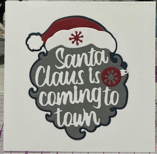 Cards:  Christmas:  Santa Claus is Coming to Town