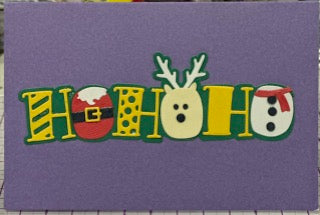 Cards:  Christmas:  Ho Ho Ho