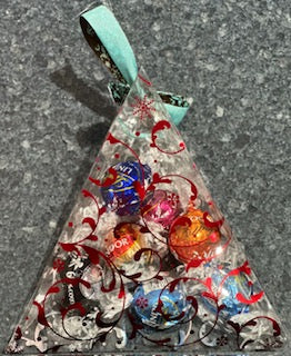 3-D Gifts:  Christmas:  Triangular Prism Treats - Large