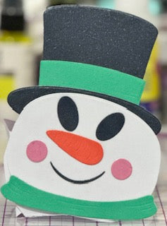 3-D Gifts:  Christmas:  Snowman Treat Box