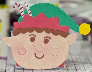 3-D Gifts:  Christmas:  Elf Treat Box