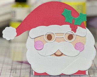 3-D Gifts:  Christmas:  Santa Treat Box
