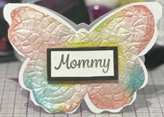 Cards:  Mother's Day:  Colorful Butterfly Mom