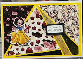 Cards:  Birthdays:  Snow White/Dwarves Wave Card