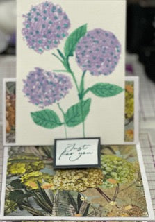 Cards:  All Occasion:  Hydrangea Easel