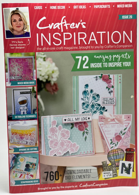 Tools:  Crafter’s Companion Inspiration Issue 20