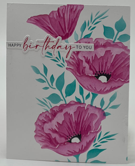 Cards:  Birthdays:  Birthday Peonies