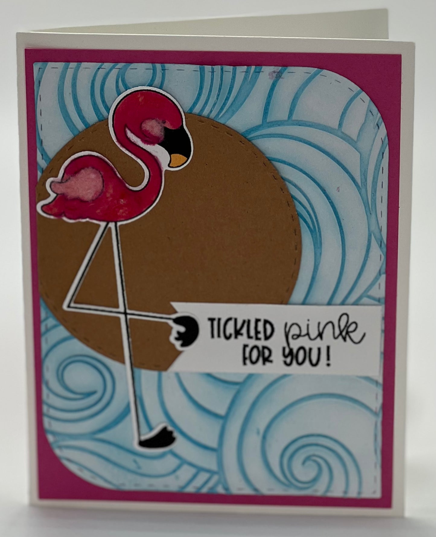 Cards:  All Occasion:  Tickled Pink Flamingo