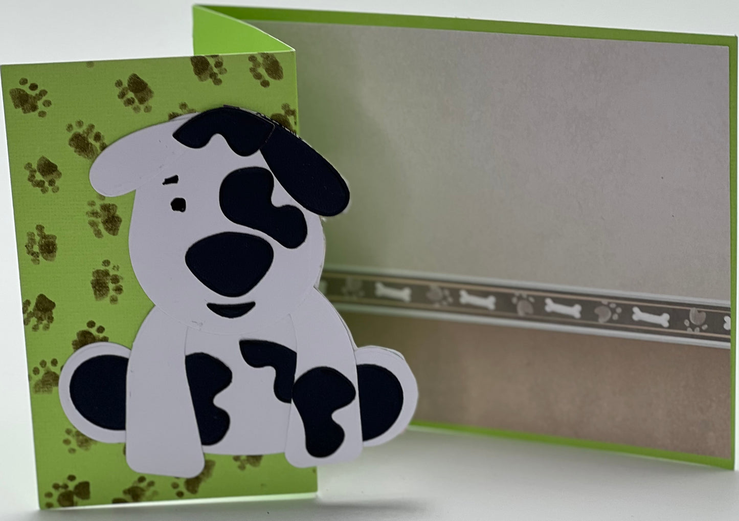 Cards:  All Occasion:  Spotted Dog Tri-Fold