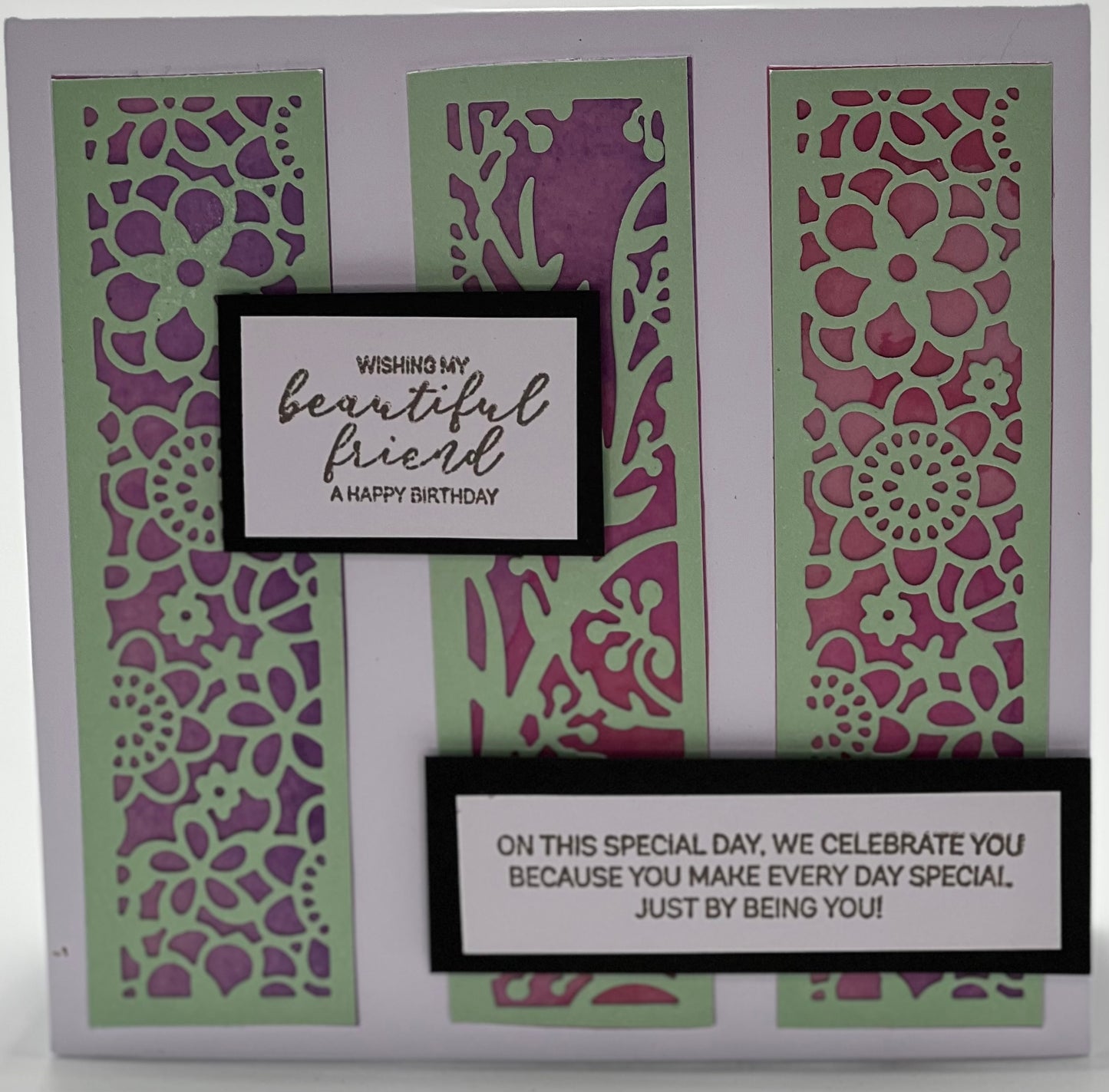 Cards:  All Occasion:  Beautiful Friend Floral Panels