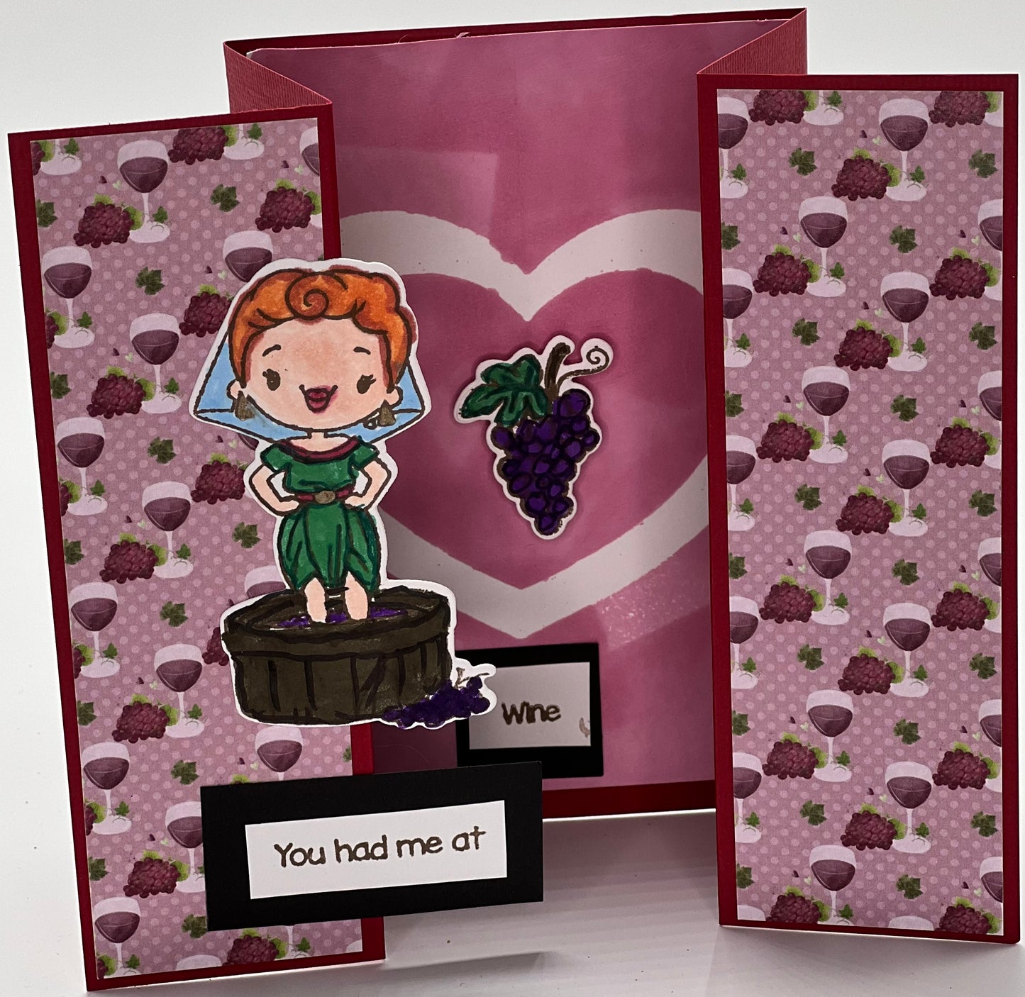 Cards:  All Occasion:  Lucy Grape Stomping