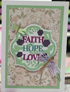 Cards:  Love & Valentine's Day:  Faith Hope Love