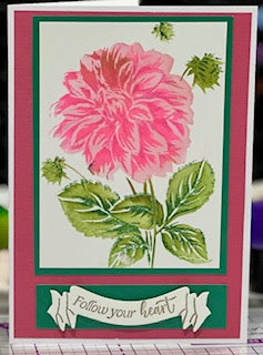 Cards:  All Occasion:  Follow Your Heart Floral