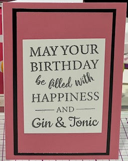 Cards:  Birthdays:  Gin