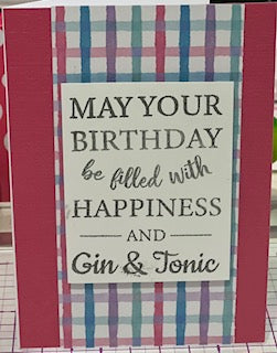 Cards:  Birthdays:  Gin