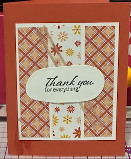 Cards:  All Occasion:  Thank You with Orange