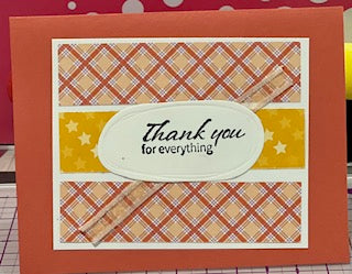 Cards:  All Occasion:  Thank You with Orange