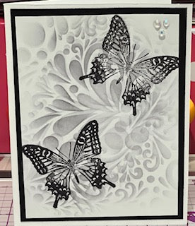 Cards:  All Occasion:  Butterflies Black on Black