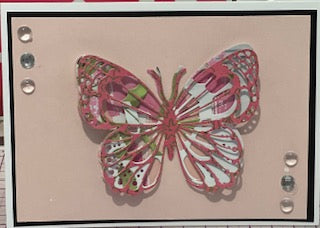 Cards:  All Occasion:  Butterfly & Gems