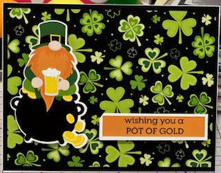 Cards:  St. Patricks Day:  Wishing Pot of Gold