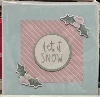 Cards:  Christmas:  Two Snowmen Let It Snow