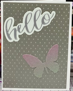 Cards:  All Occasion:  Hello Butterfly